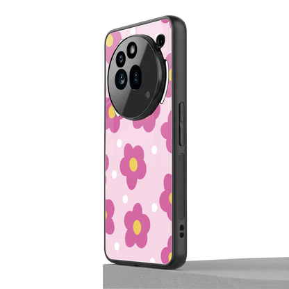 Candy Flower nothing phone 3a pro mobile cover | shockproof glass phone case