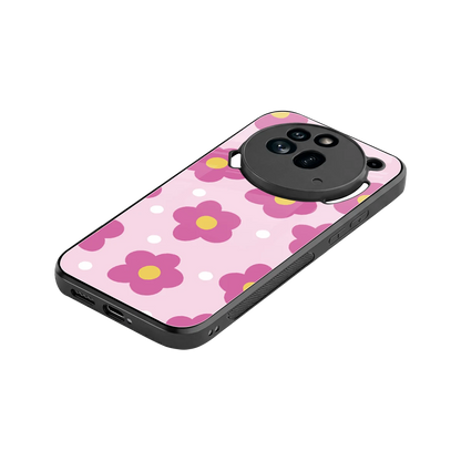 Candy Flower stylish phone case for nothing phone 3a pro | glossy glass and slim fit