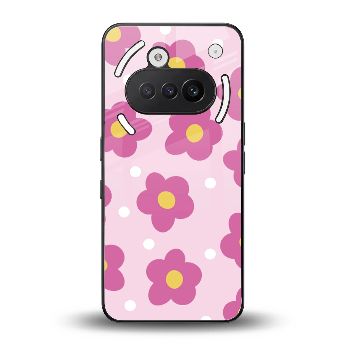 Candy Flower back phone cover | glass case for nothing phone 3a