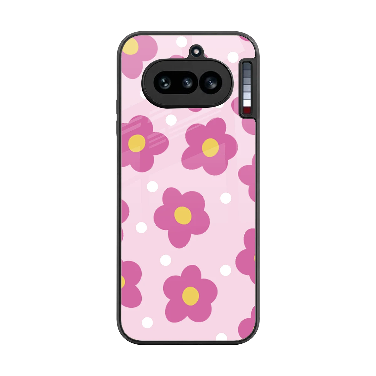 Candy Flower back phone cover | glass case for nothing phone 4a