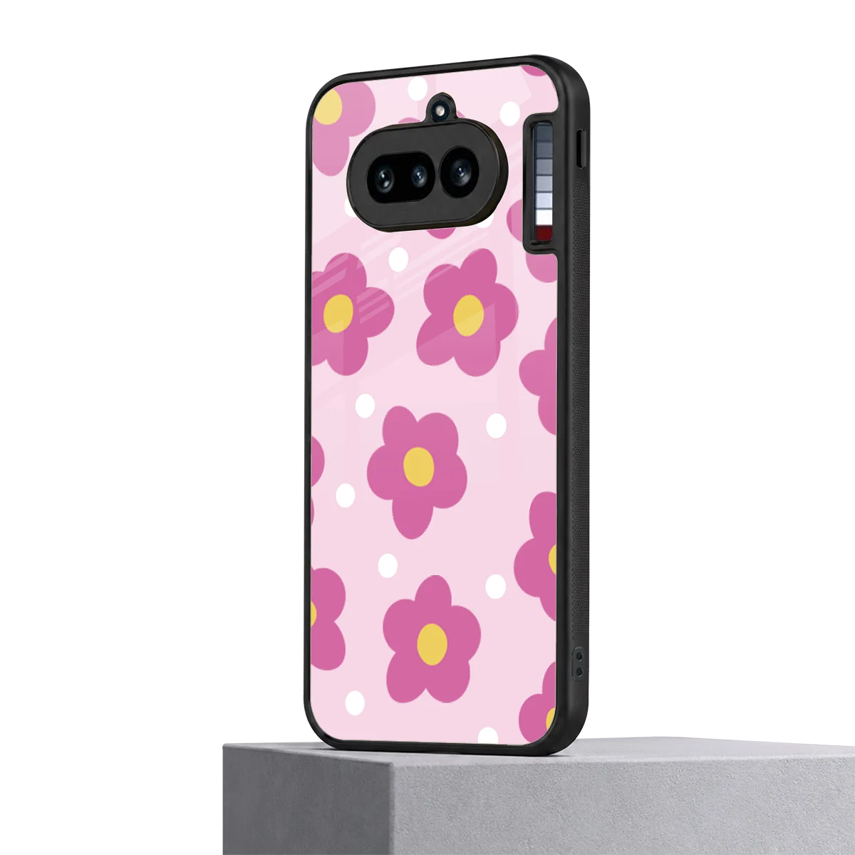 Candy Flower nothing phone 4a mobile cover | shockproof glass phone case
