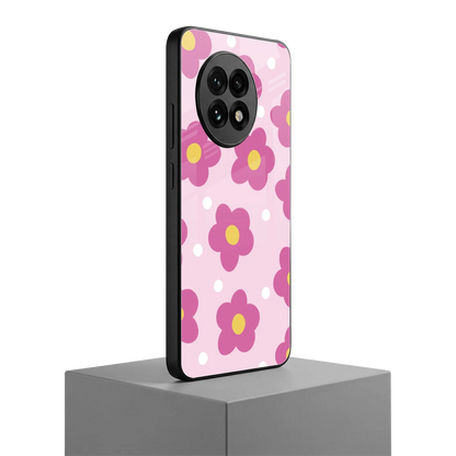 Candy Flower oneplus 13r mobile cover | shockproof glass phone case