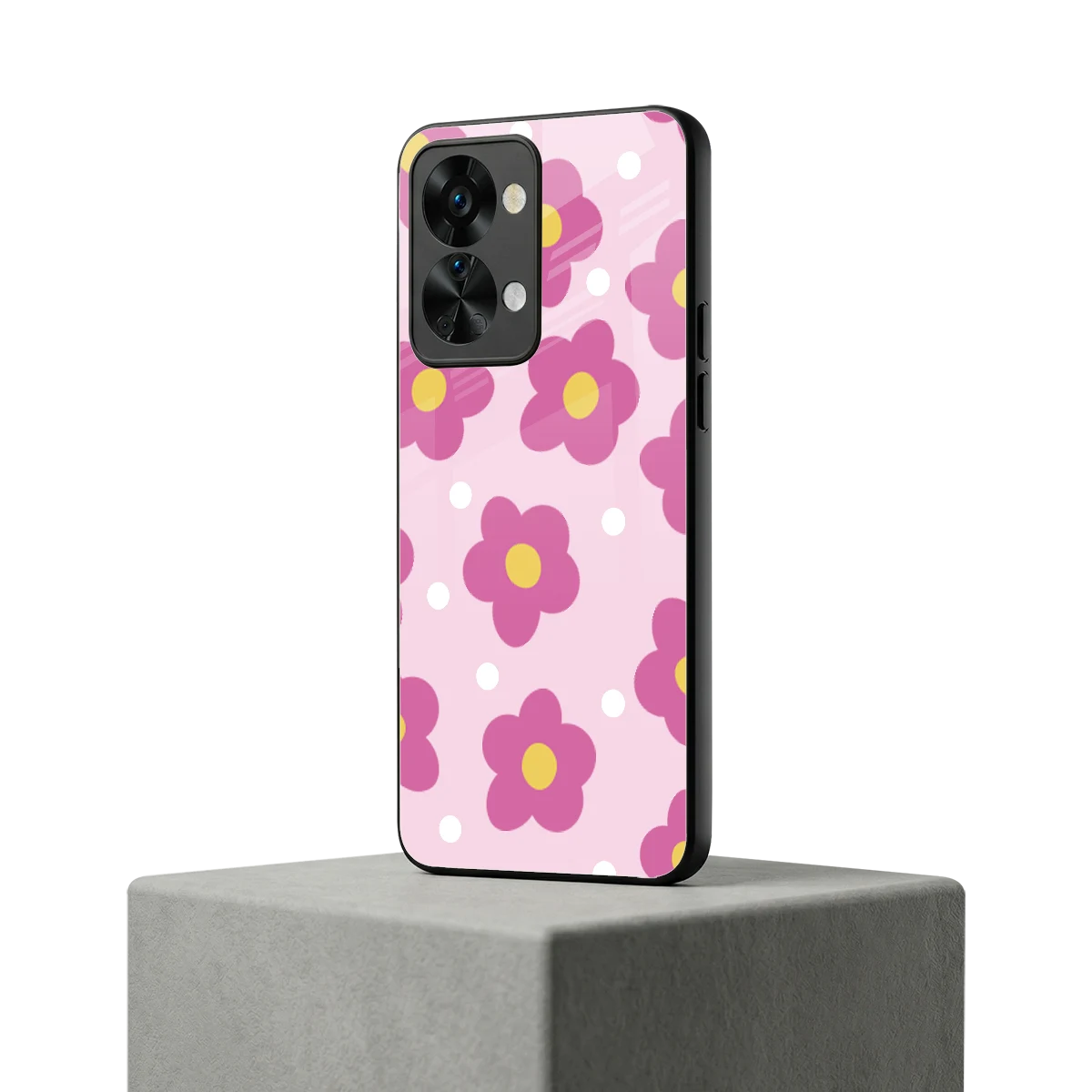 Candy Flower oneplus nord 2t mobile cover | shockproof glass phone case