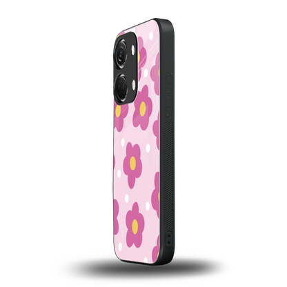 Candy Flower oneplus nord 3 mobile cover | shockproof glass phone case
