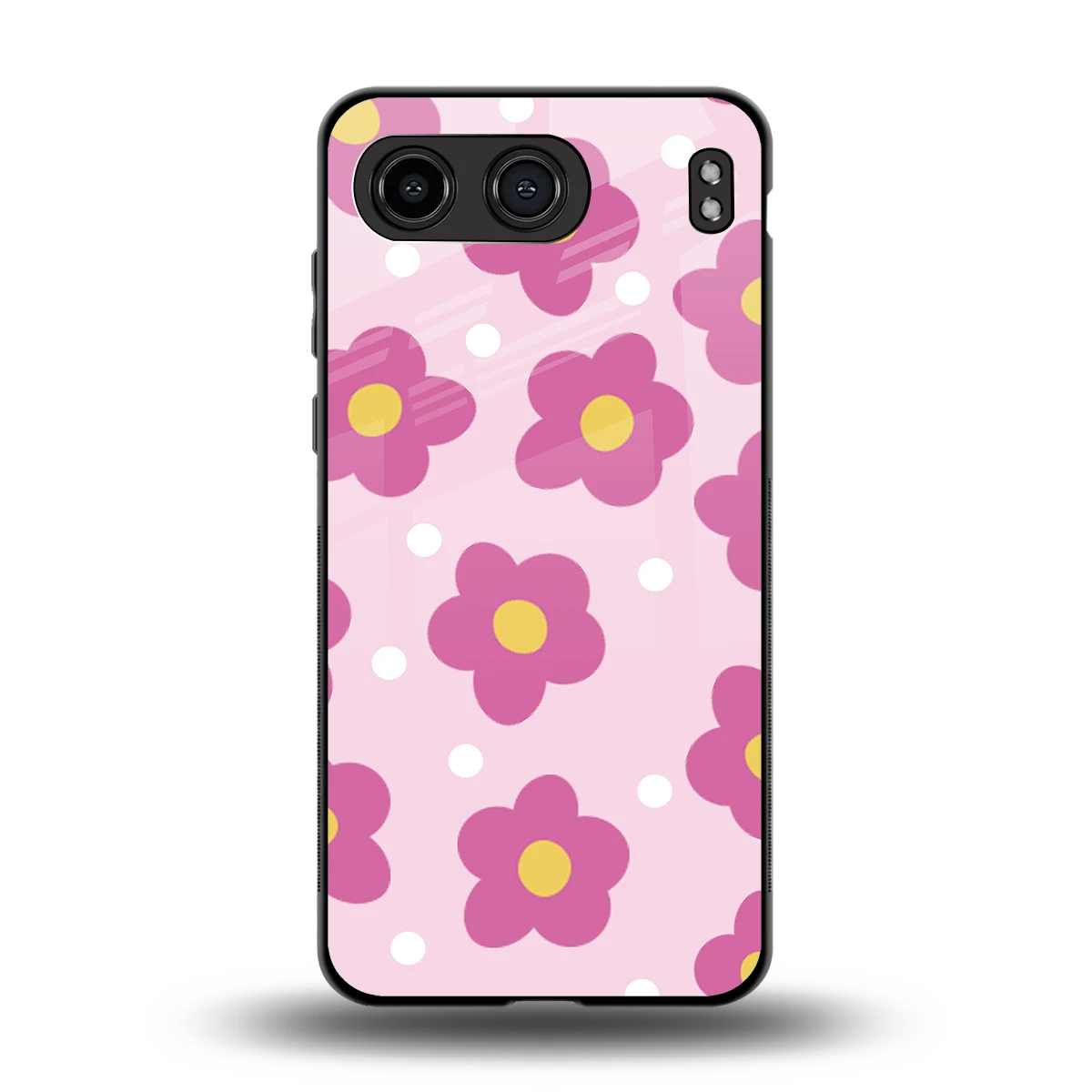 Candy Flower back phone cover | glass case for oneplus nord 4