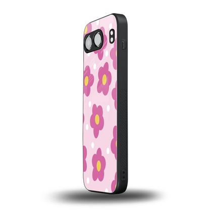 Candy Flower oneplus nord 4 mobile cover | shockproof glass phone case