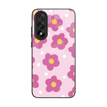 Candy Flower back phone cover | glass case for oneplus nord 5