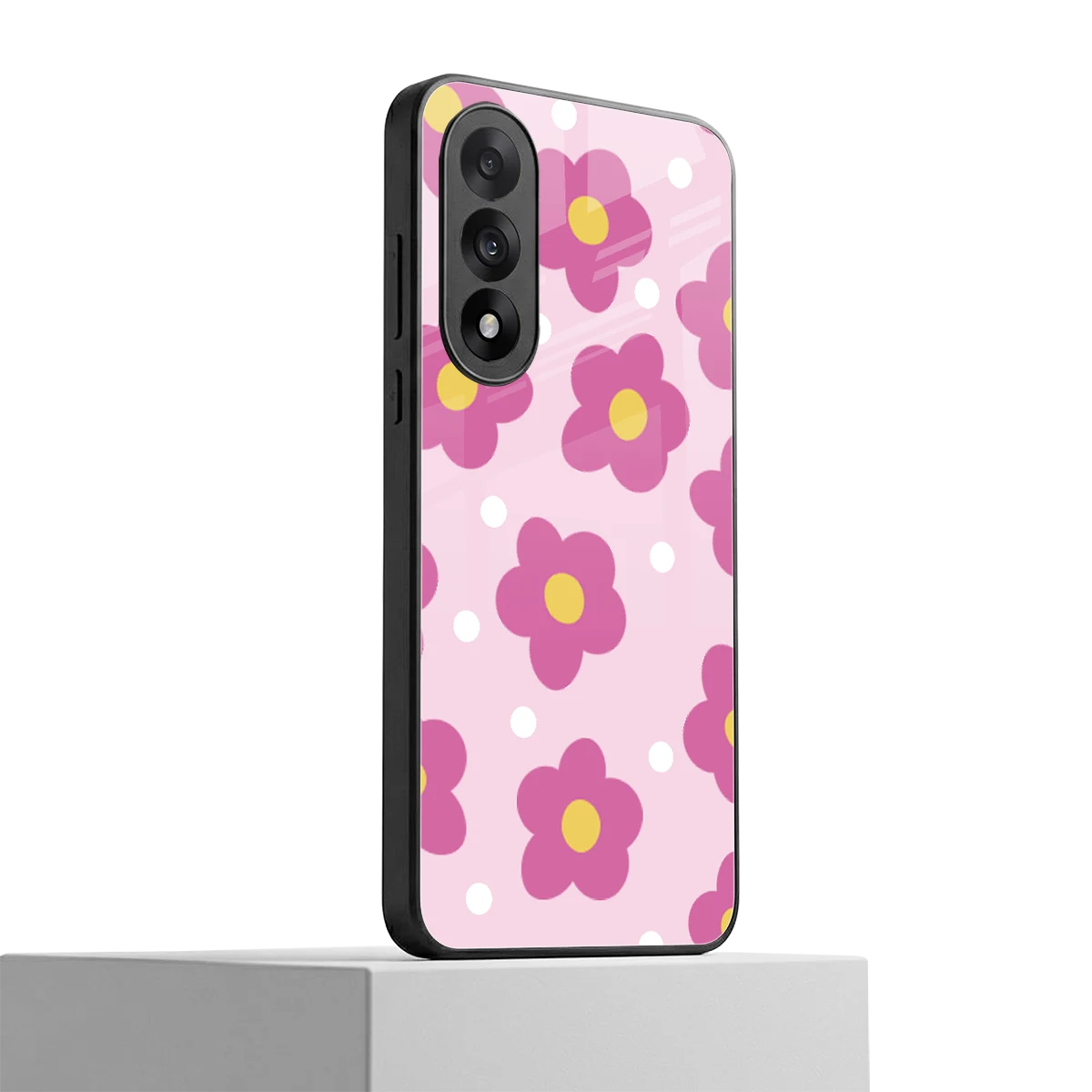 Candy Flower oneplus nord 5 mobile cover | shockproof glass phone case