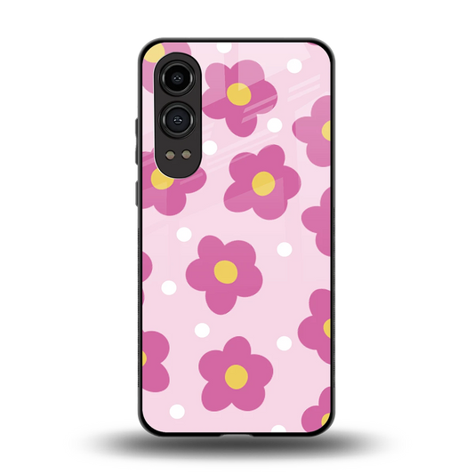Candy Flower back phone cover | glass case for oneplus nord ce 4 lite