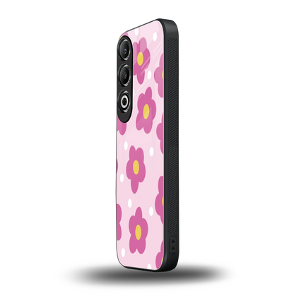 Candy Flower oneplus nord ce 4 mobile cover | shockproof glass phone case