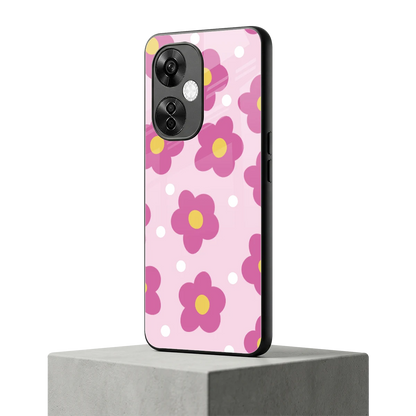 Candy Flower oneplus nord ce 3 lite mobile cover | shockproof glass phone case