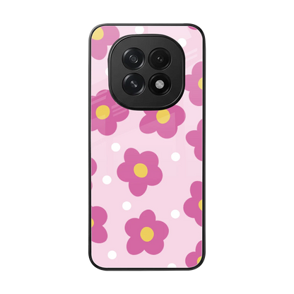 Candy Flower back phone cover | glass case for oppo f29 5g
