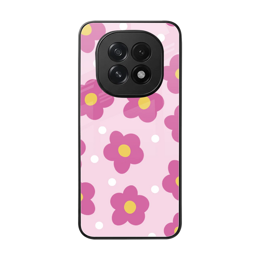 Candy Flower back phone cover | glass case for oppo f29 5g