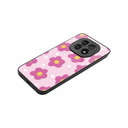 Candy Flower stylish phone case for oppo f29 5g | glossy glass and slim fit
