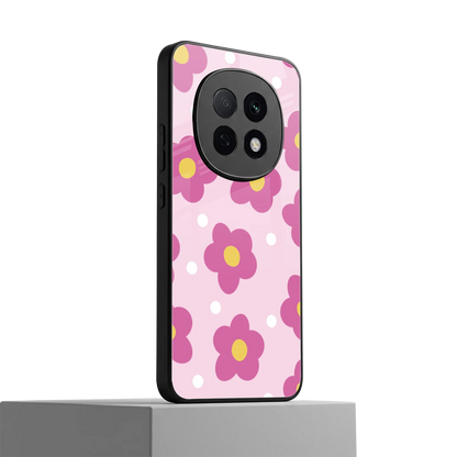 Candy Flower oppo f29 pro 5g mobile cover | shockproof glass phone case