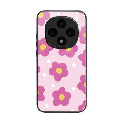 Candy Flower back phone cover | glass case for oppo f31 pro 5g
