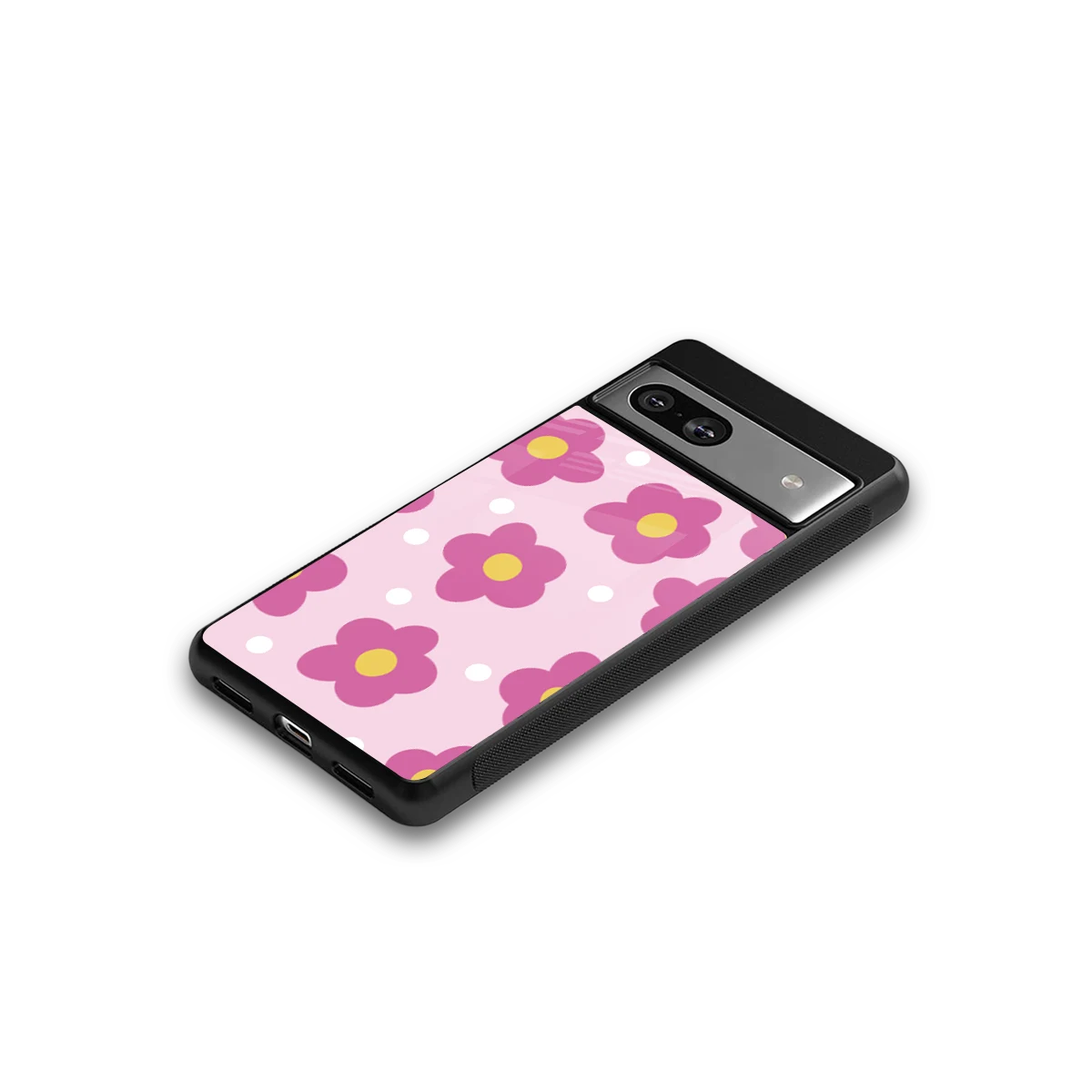 Candy Flower google pixel 7 mobile cover | shockproof glass phone case