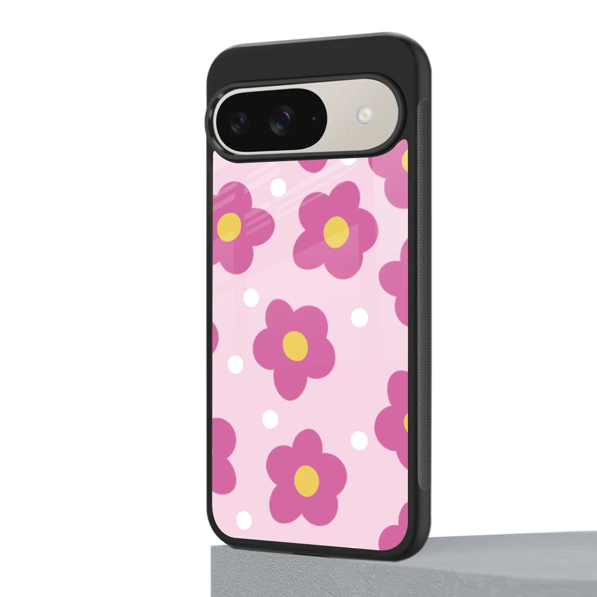 Candy Flower google pixel 9 mobile cover | shockproof glass phone case