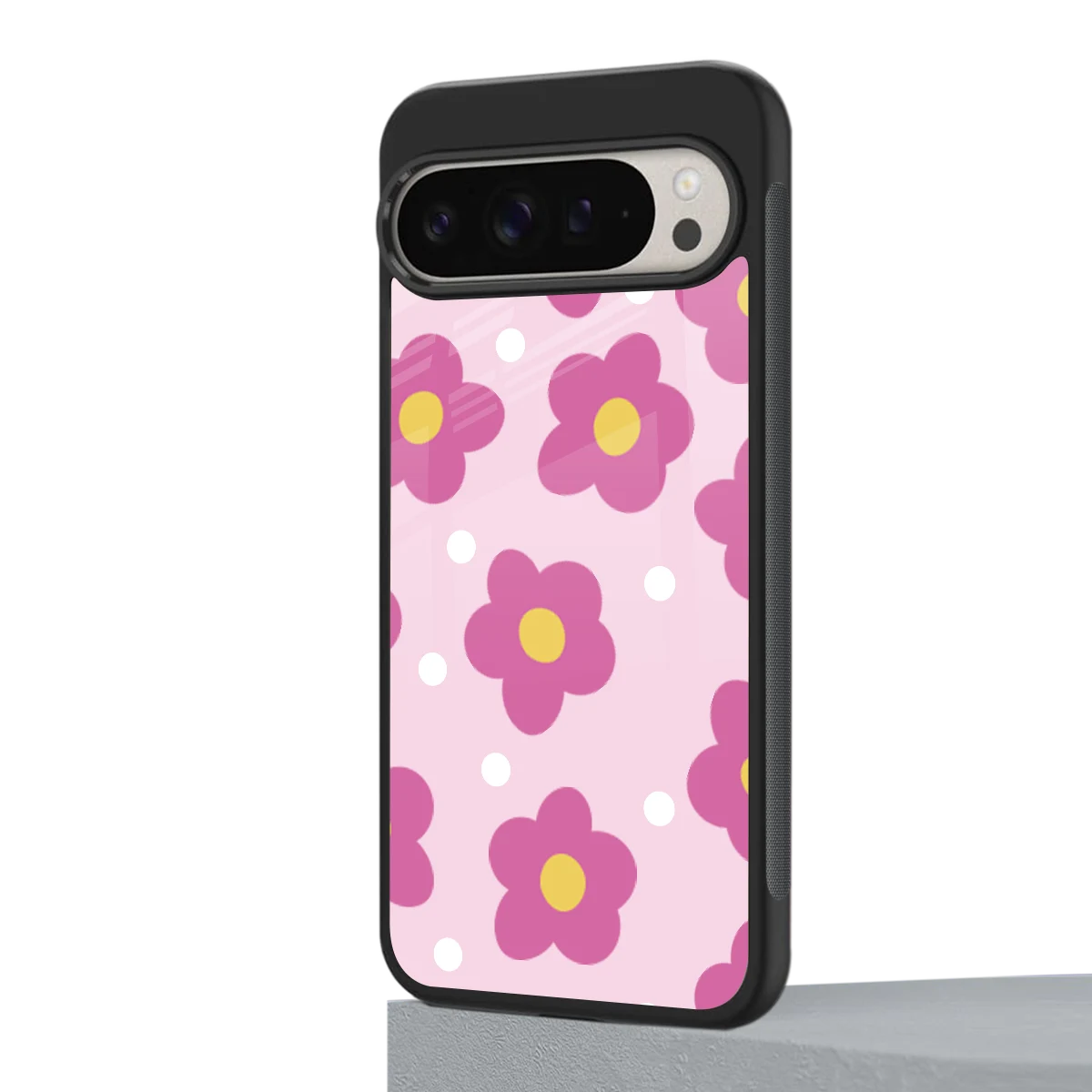 Candy Flower google pixel 9 pro mobile cover | shockproof glass phone case