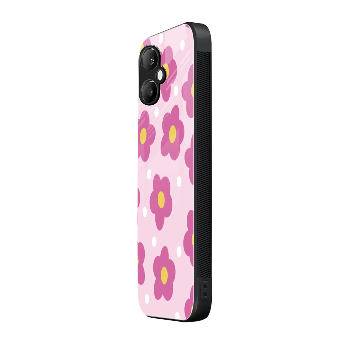 Candy Flower samsung galaxy a06 5g mobile cover | shockproof glass phone case