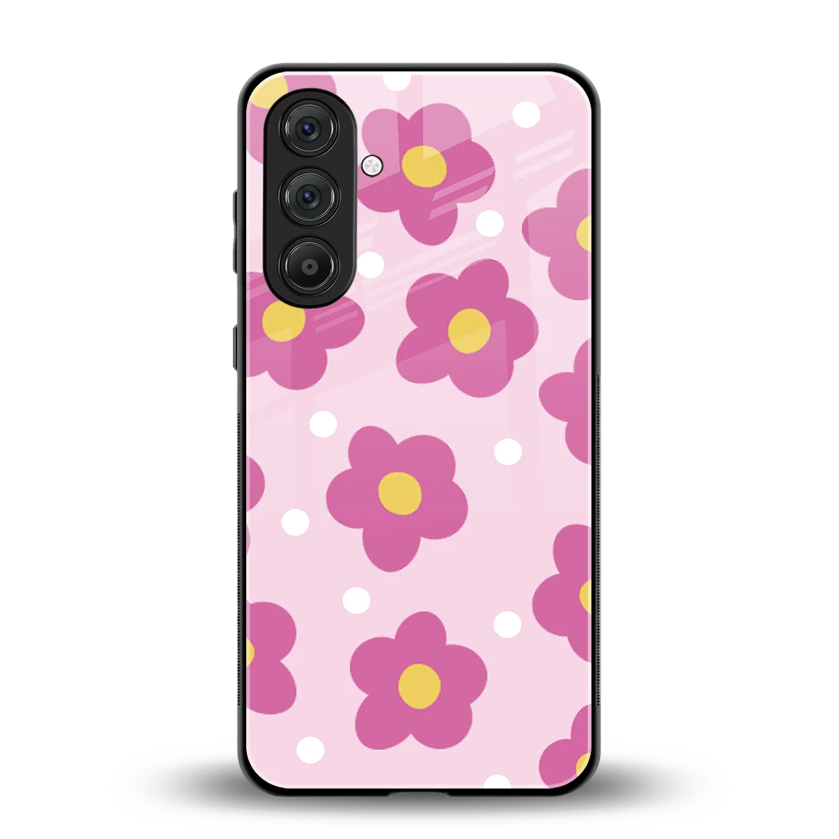 Candy Flower back phone cover | glass case for samsung galaxy a16 5g