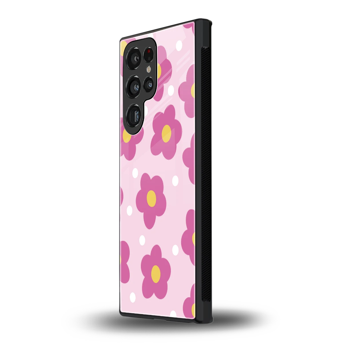 Candy Flower samsung galaxy s24 ultra mobile cover | shockproof glass phone case