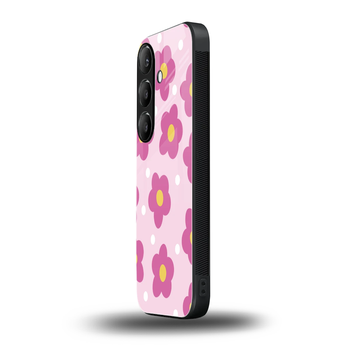 Candy Flower samsung galaxy s24 mobile cover | shockproof glass phone case