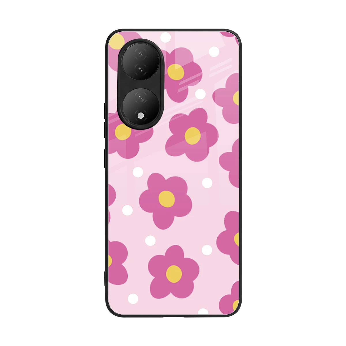 Candy Flower back phone cover | glass case for Vivo-y100