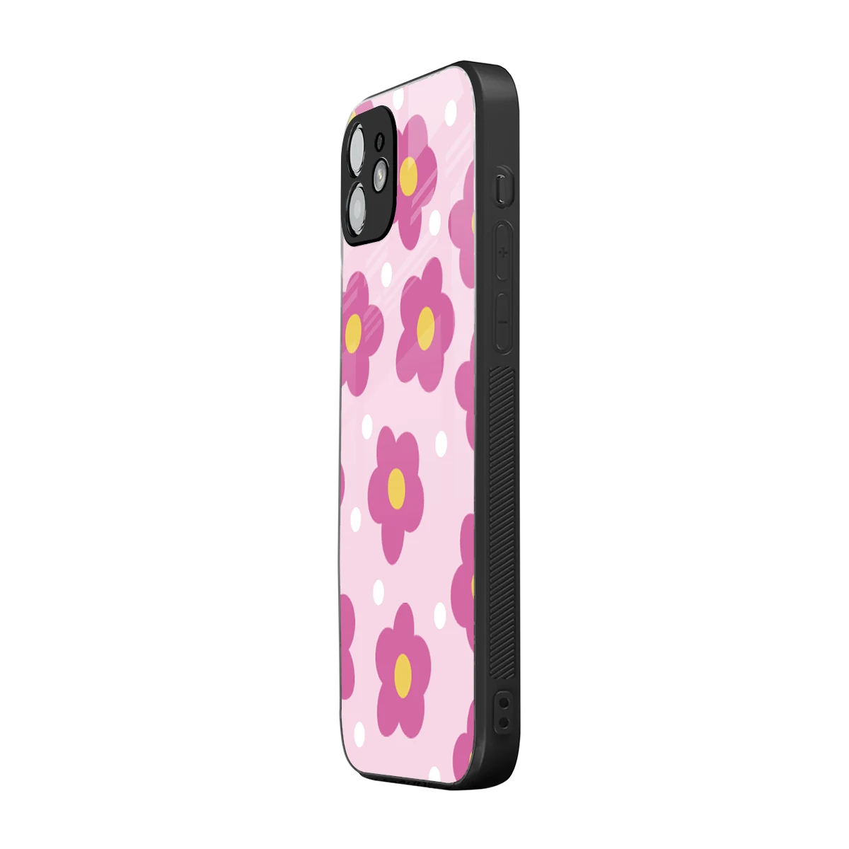 Candy Flower iphone 11 mobile cover | shockproof glass phone case