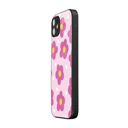 Candy Flower iphone 11 mobile cover | shockproof glass phone case