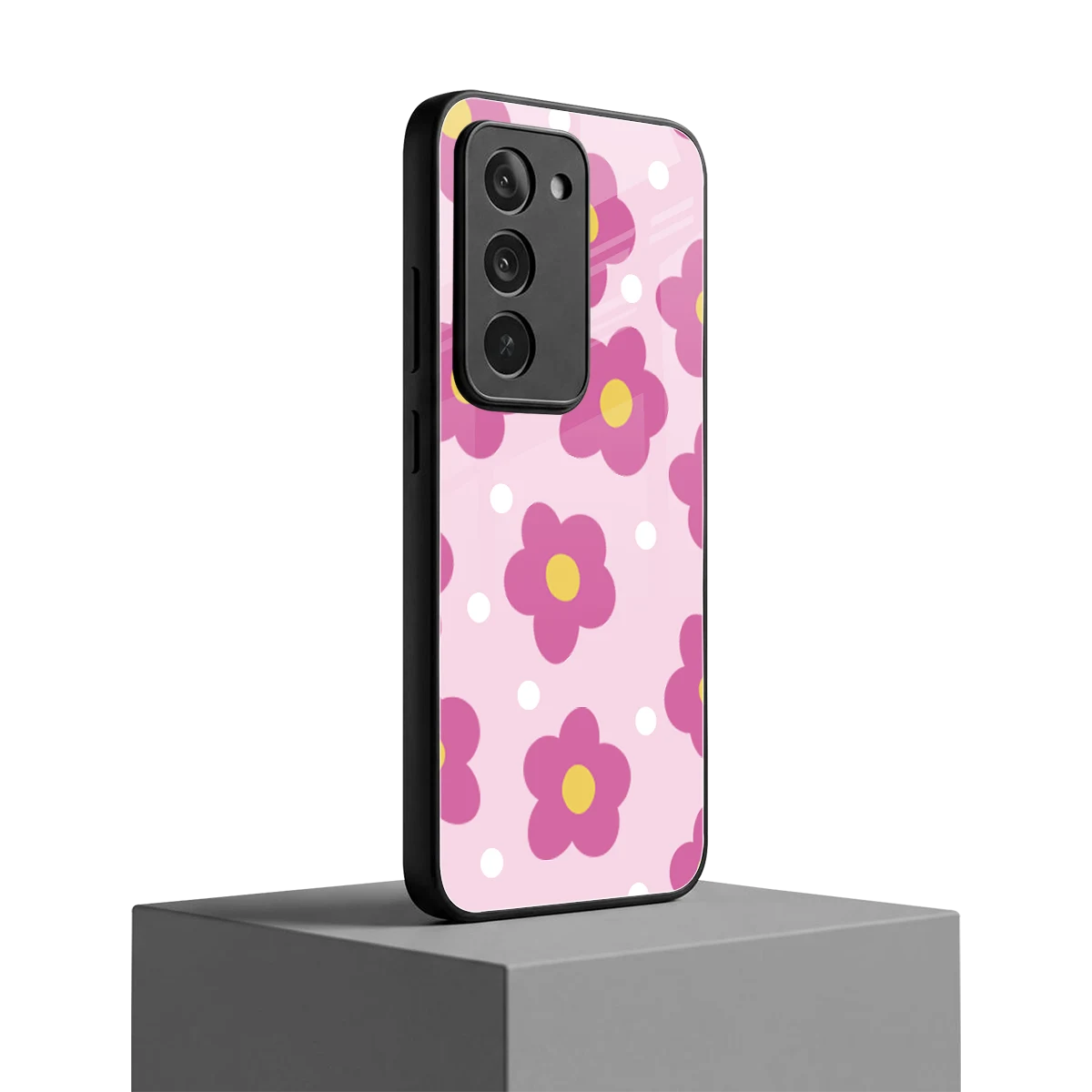 Candy Flower redmi 15 5g mobile cover | shockproof glass phone case