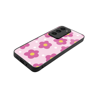 Candy Flower stylish phone case for redmi 15 5g | glossy glass and slim fit