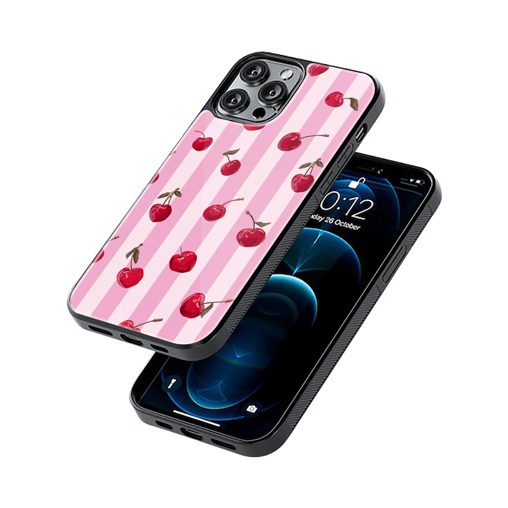 Protective Glass Back Phone Case Compatible with iPhone, Samsung, OnePlus, Pixel & More