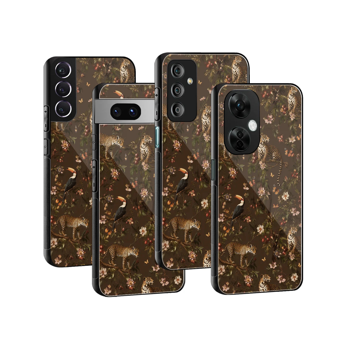 Stylish Glass Back Case for All Smartphones iPhone, Samsung, OnePlus, Pixel, Redmi, Oppo, Vivo, Motorola