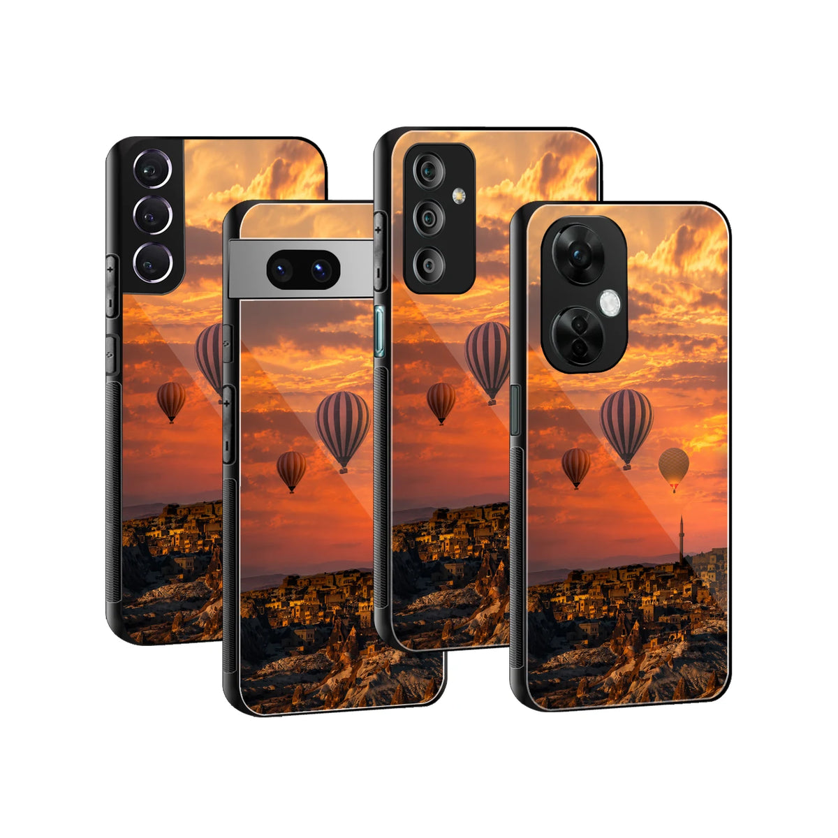Stylish Glass Back Case for All Smartphones iPhone, Samsung, OnePlus, Pixel, Redmi, Oppo, Vivo, Motorola