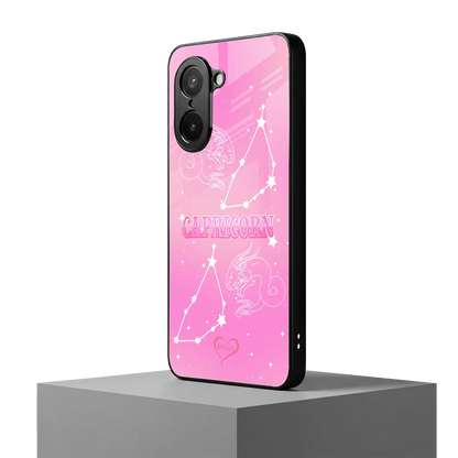Capricorn Aura oneplus nord ce5 5g mobile cover | shockproof glass phone case
