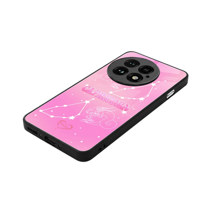 Capricorn Aura stylish phone case for oneplus 13 | glossy glass and slim fit