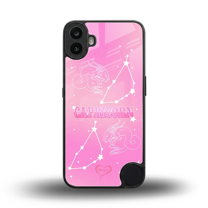 Capricorn Aura back phone cover | glass case for cmf nothing phone 1