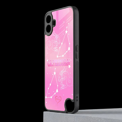 Capricorn Aura cmf nothing phone 1 mobile cover | shockproof glass phone case