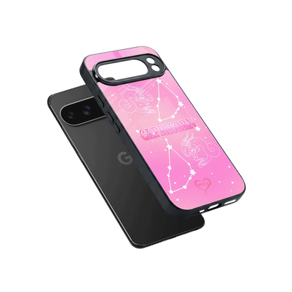 Capricorn Aura sleek google pixel 10 pro xl cover with tempered glass back and TPU edges