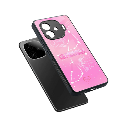 Capricorn Aura sleek iqoo neo 10r 5g cover with tempered glass back and TPU edges