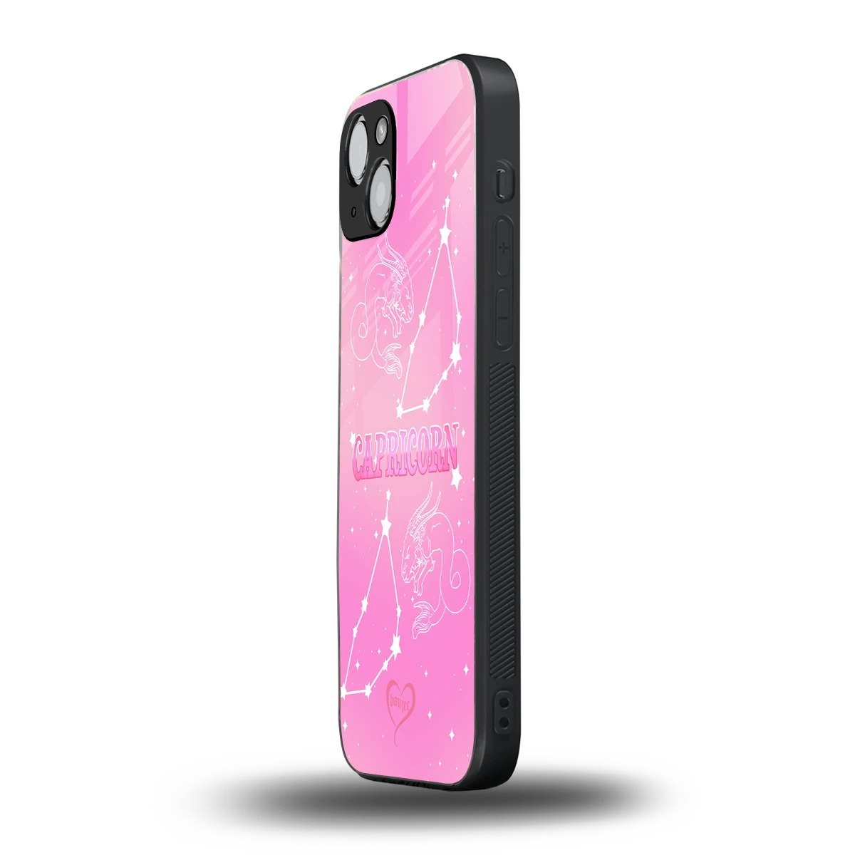 Capricorn Aura iphone 14 plus mobile cover | shockproof glass phone case
