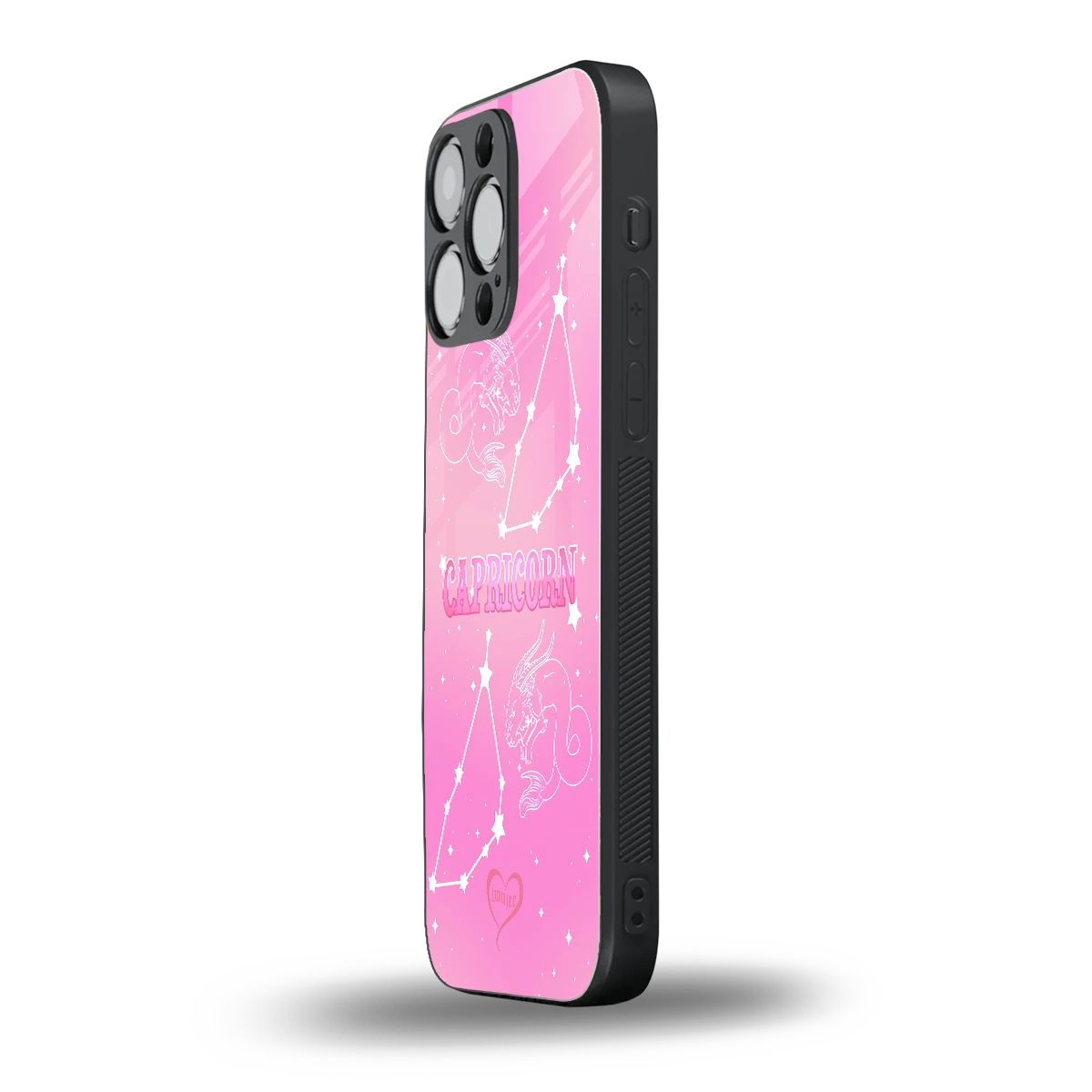 Capricorn Aura iphone 15 pro max mobile cover | shockproof glass phone case