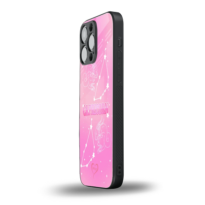 Capricorn Aura iphone 15 pro max mobile cover | shockproof glass phone case