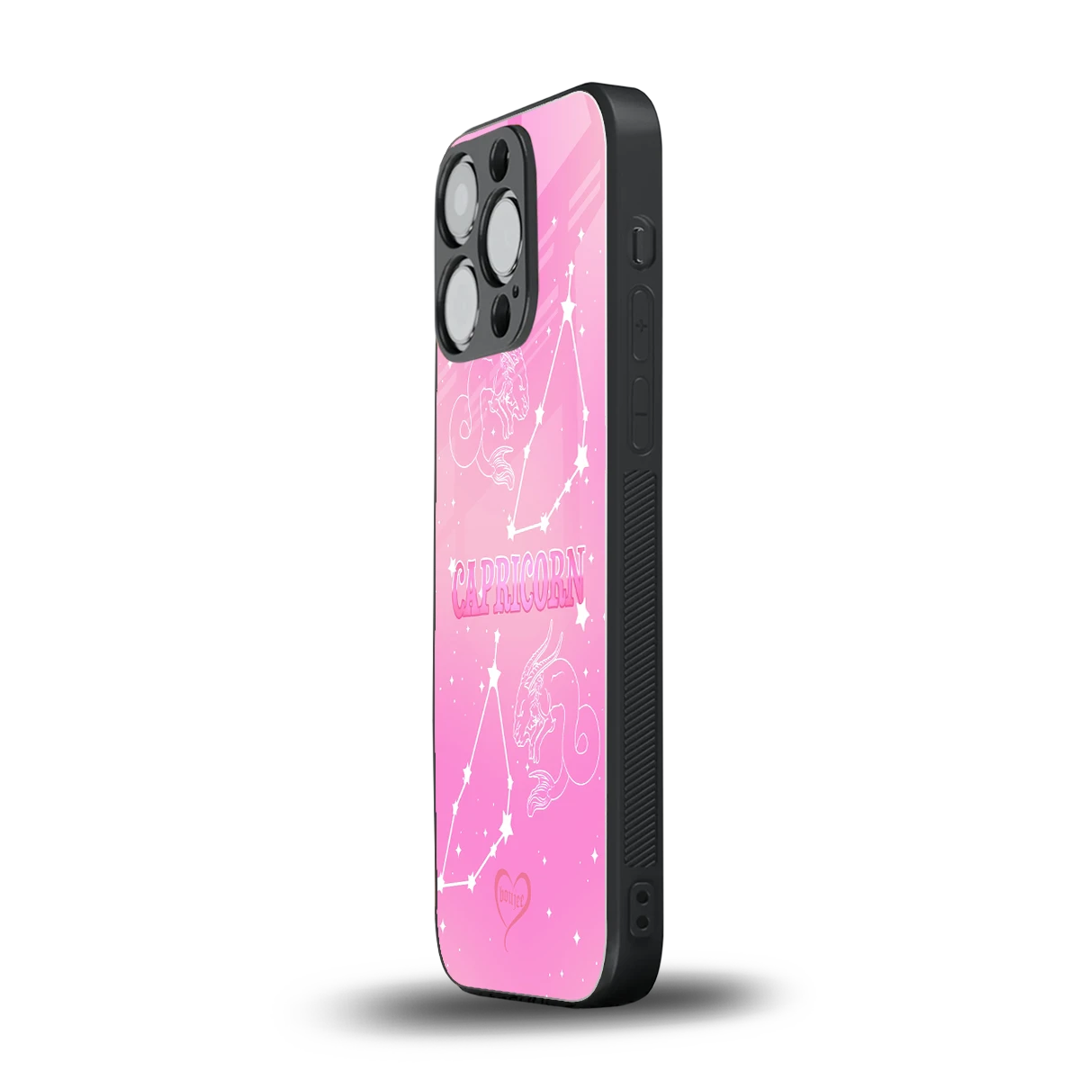 Capricorn Aura iphone 15 pro mobile cover | shockproof glass phone case
