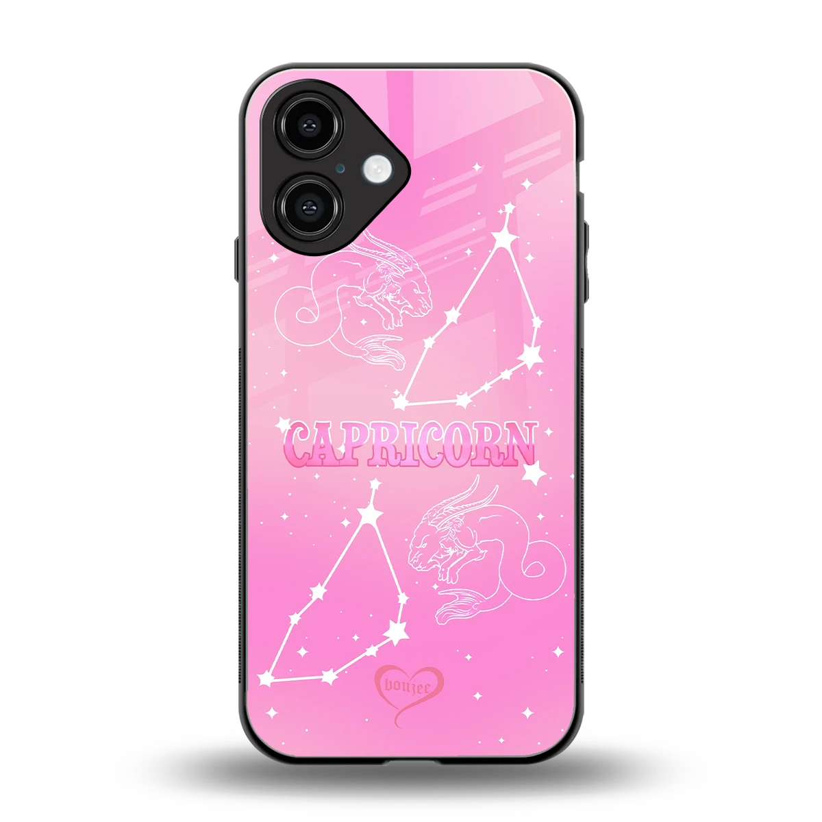 Capricorn Aura back phone cover | glass case for iphone 16