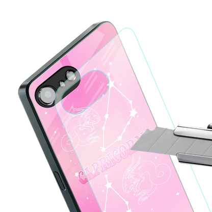 Capricorn Aura stylish phone case for iphone 17e | glossy glass and slim fit