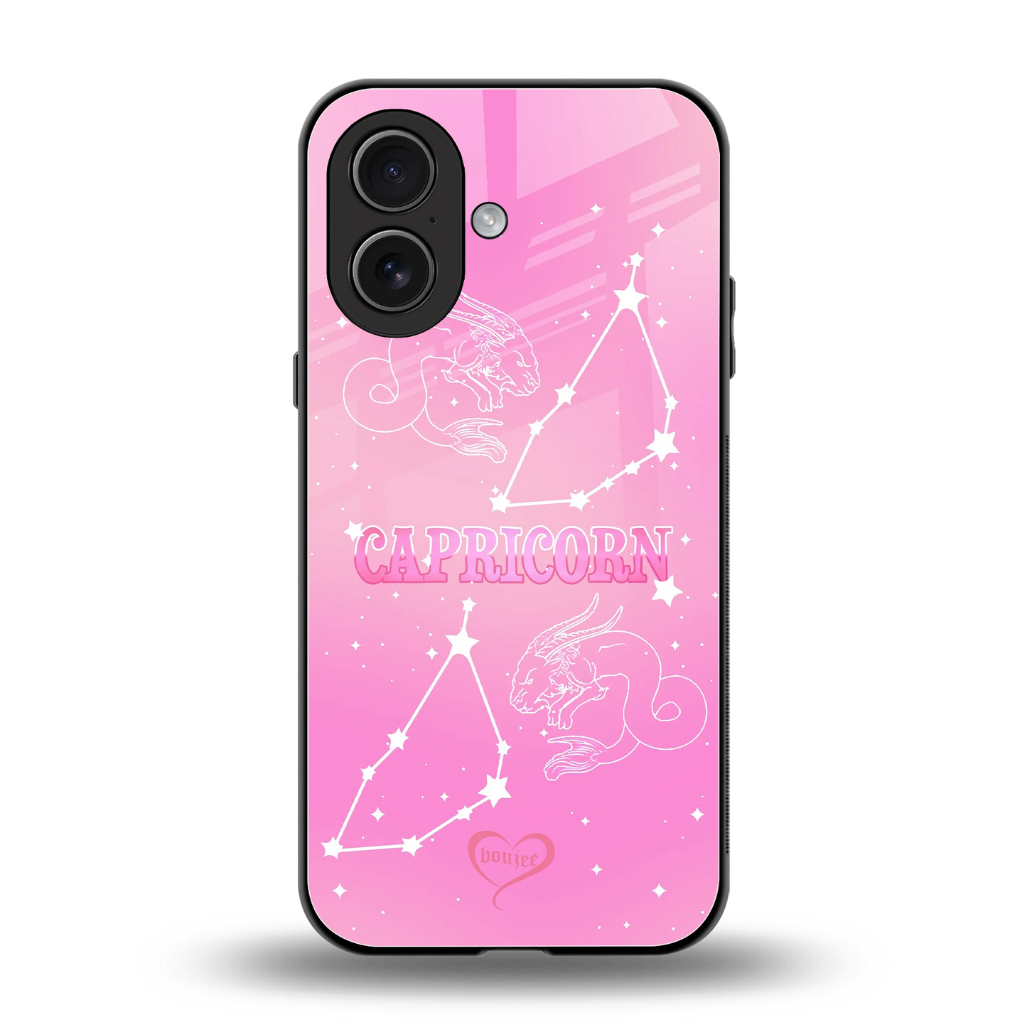 Capricorn Aura back phone cover | glass case for iphone 17