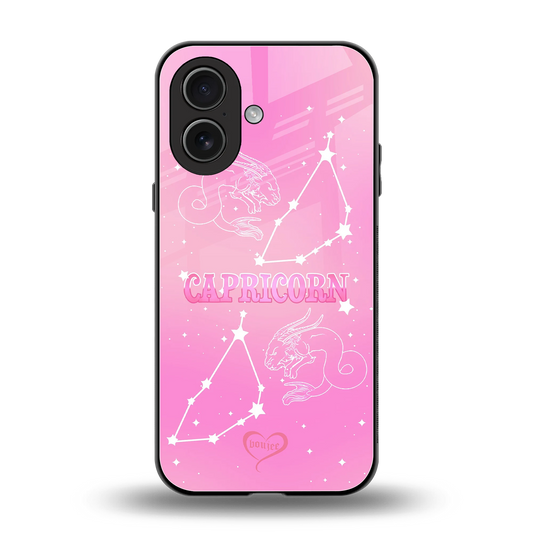 Capricorn Aura back phone cover | glass case for iphone 17