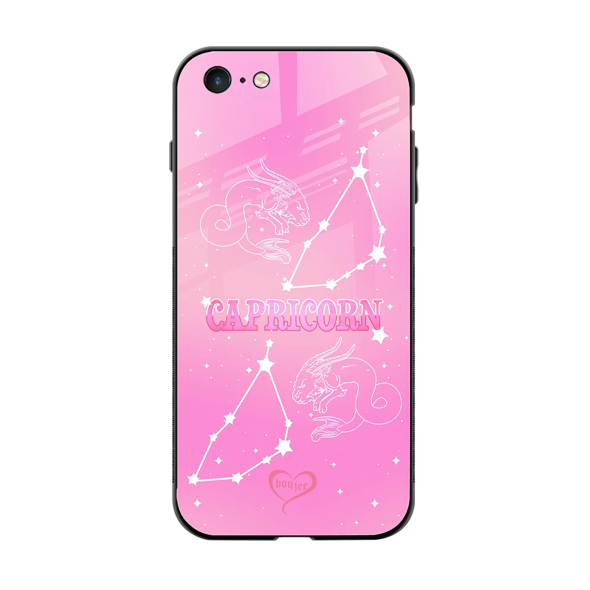 Capricorn Aura back phone cover | glass case for iphone 6